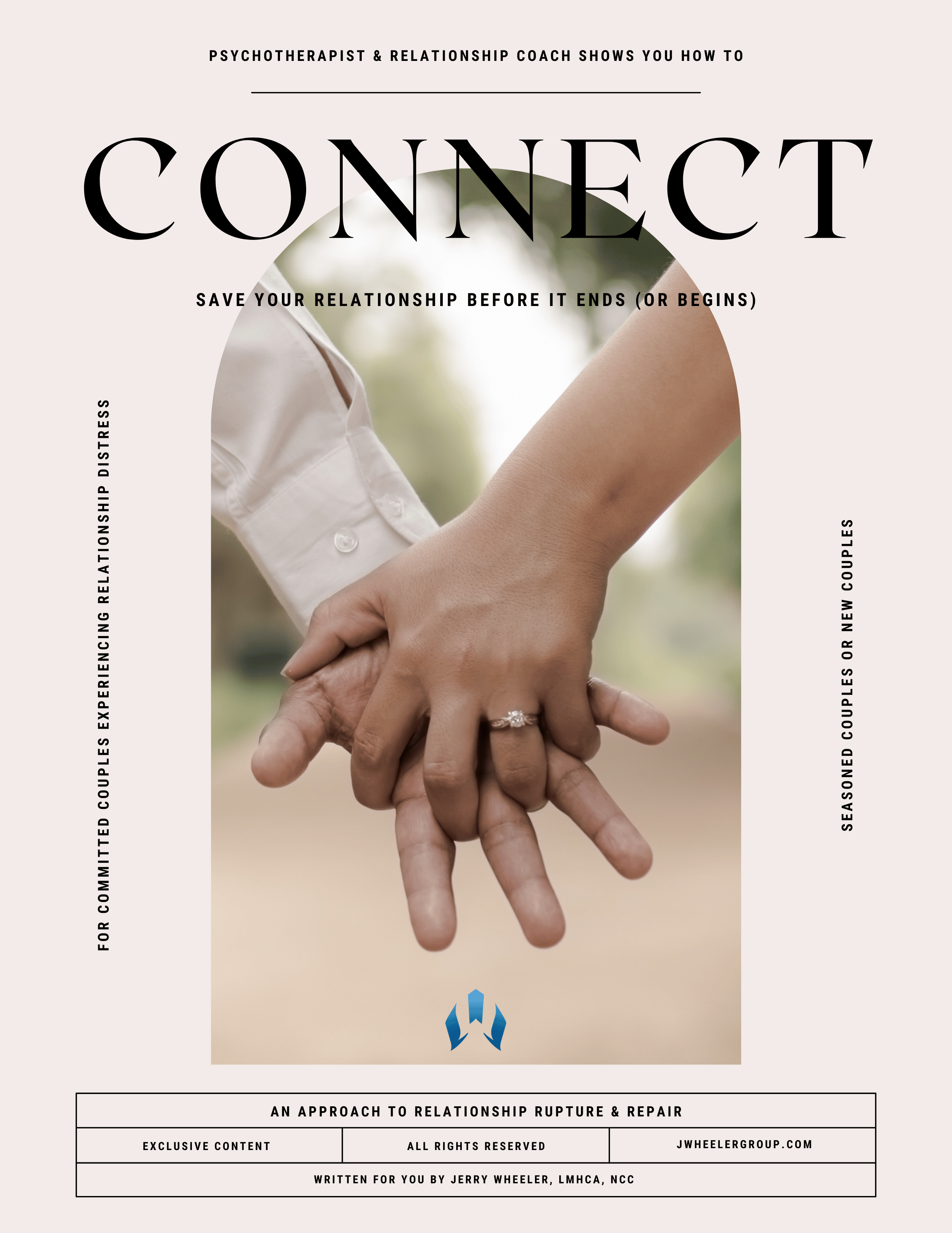Cover image of the ebook titled 'Connect: Save Your Marriage Before It Begins (Or Ends)' written by Jerry Wheeler, LMHC, NCC
